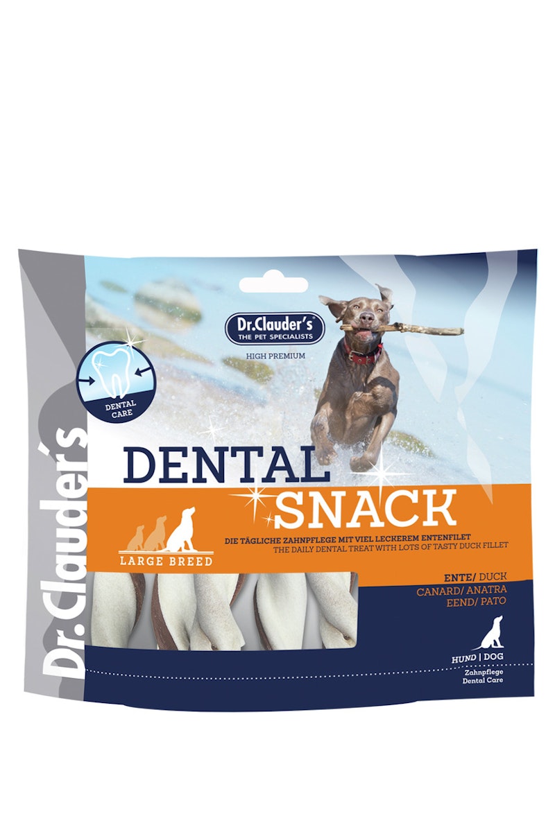 Bild von Dr. Clauder's Dental Snack Hundesnacks Ente Large Breed 500 Gramm