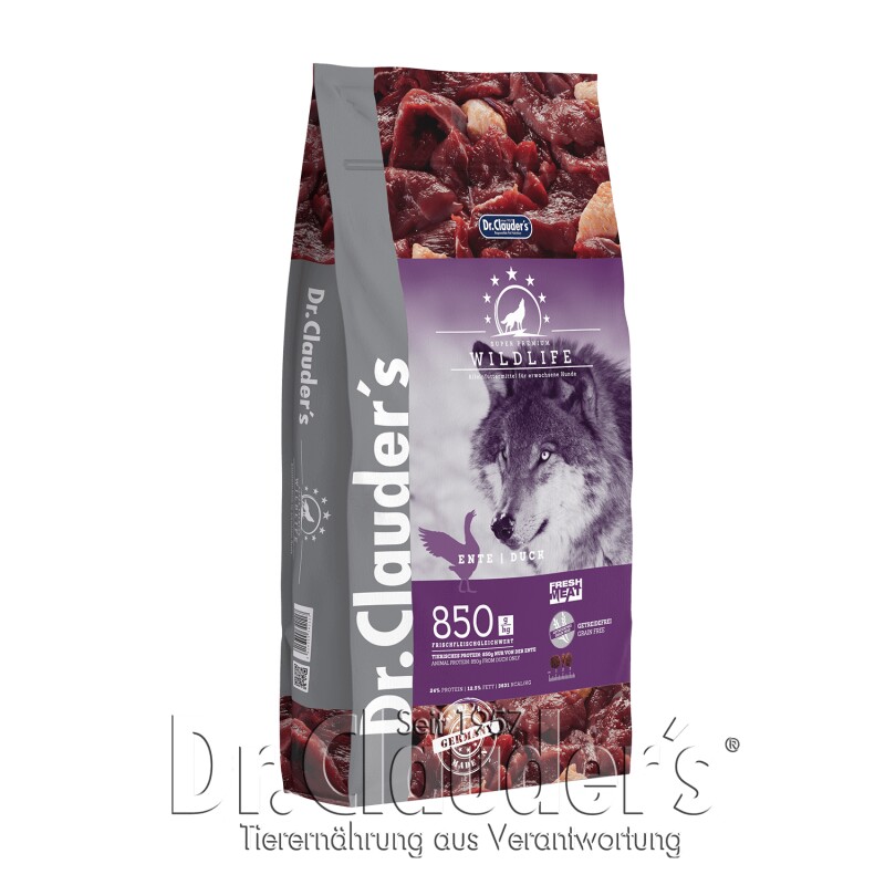 Bild von Dr. Clauder Wildlife Duck Dog Food 11.5kg Lila 11.5kg