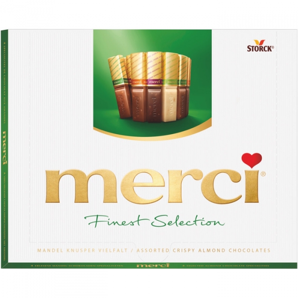 Bild von merci® Finest Selection MANDEL KNUSPER VIELFALT Pralinen 250,0 g