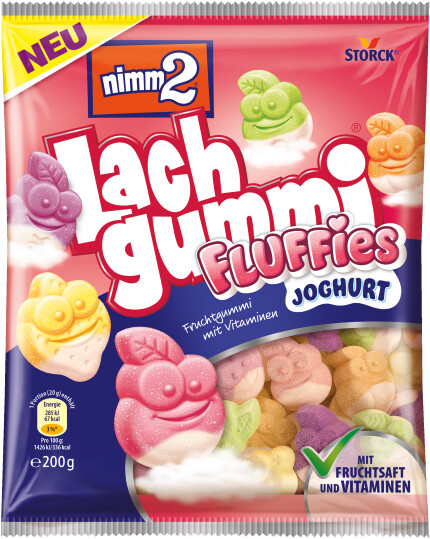 Bild von nimm2® Lachgummi Fluffies Fruchtgummi 200,0 g