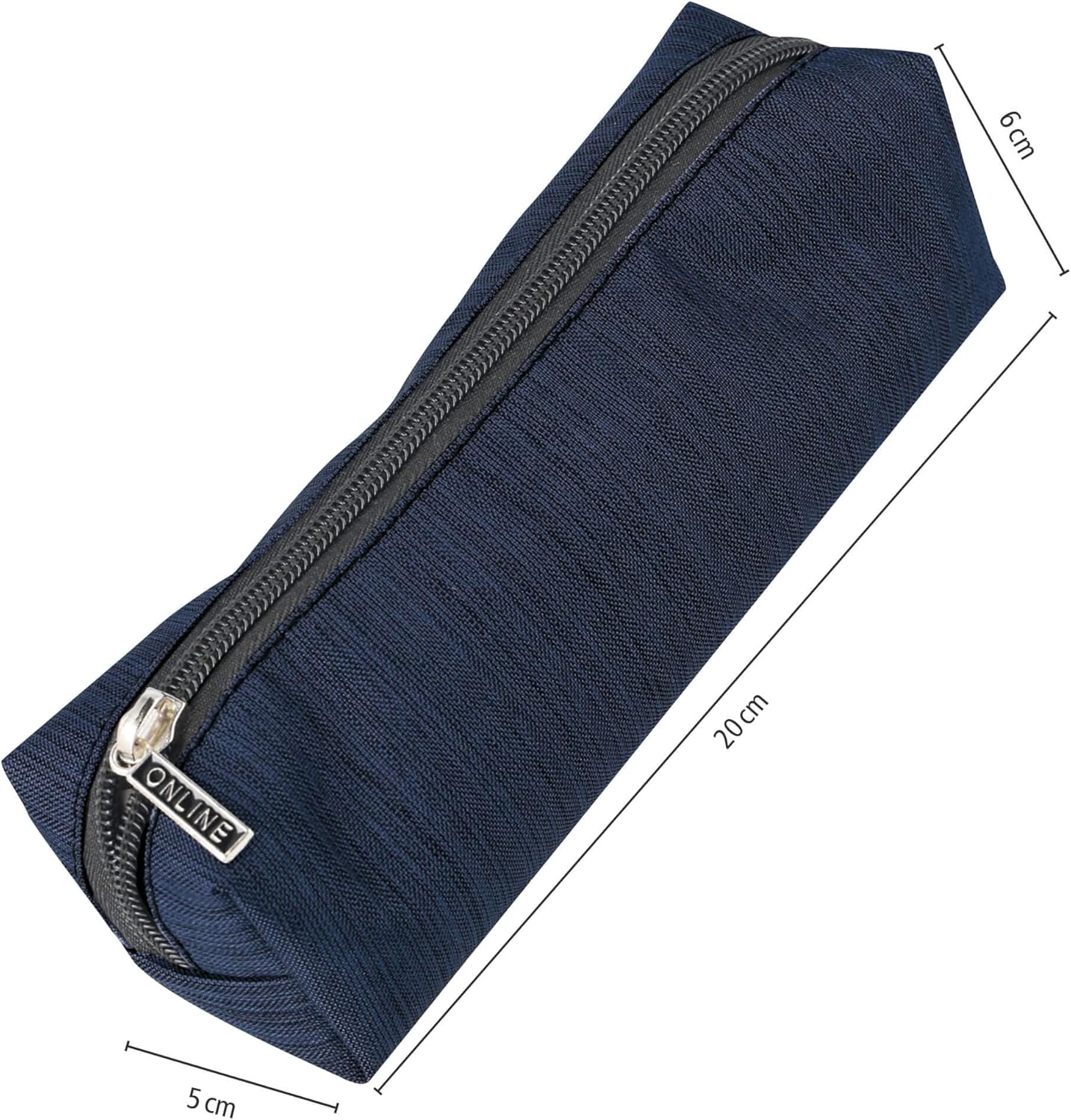 Bild von Online Premium-Schlampermäppchen/Pencil Case Blue Shadow I Stylisches Schlamperetui für Jungen & Mädchen I Federmäppchen mit praktischem Reißverschluss I 1 Fach I Ideal für Schule, Uni & Büro
