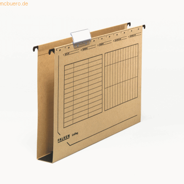 Bild von Falken, Mappe, Hängesammler Verwendung für Papierformat: DIN A4 Länge des Gefässbodens: 40 mm (A4, 25 x)