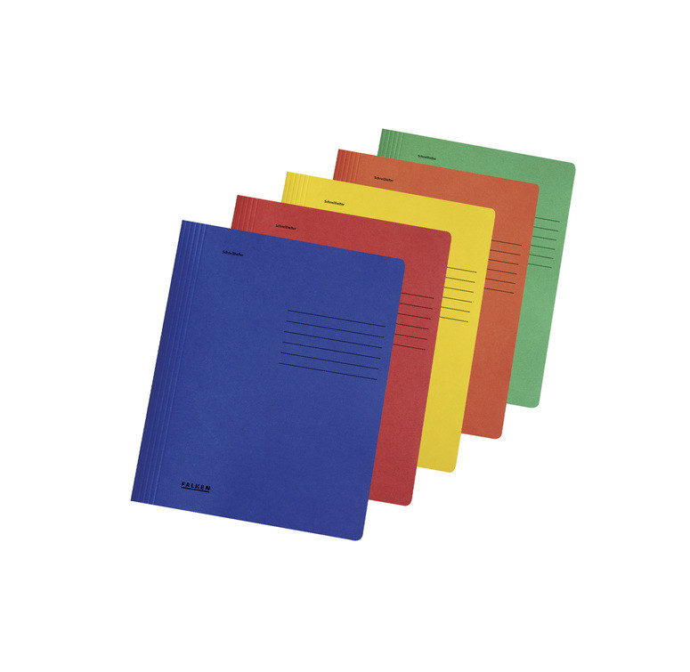 Bild von 10 Schnellhefter A4 Pappe 5 Intensivfarben Blauer Engel