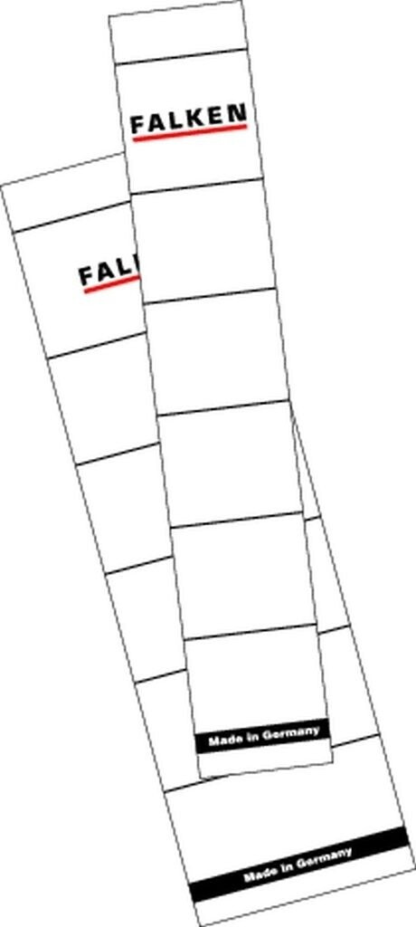 Bild von Original Falken 10er Pack Ordner-Rückenschild. Made in Germany. Etiketten 54 x 190 mm zum Einstecken für 8 cm breite Ordner weiß