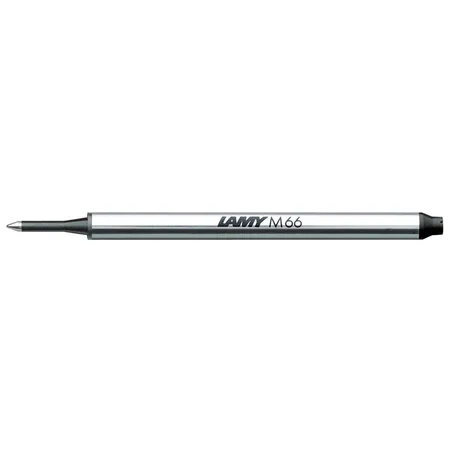 Bild von LAMY 1225079 M 66 Mine 821 – Tintenroller-Mine aus Metall in der Farbe Schwarz für LAMY Tintenroller ohne Kappe – Strichbreite B