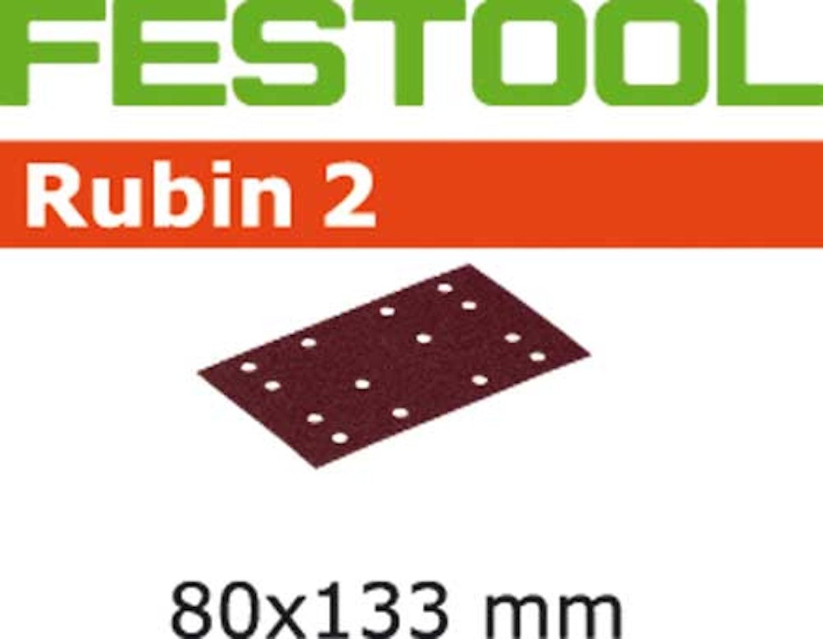 Bild von Festool Schleifstreifen STF 80X133 P150 RU2/50 Rubin 2 – 499051