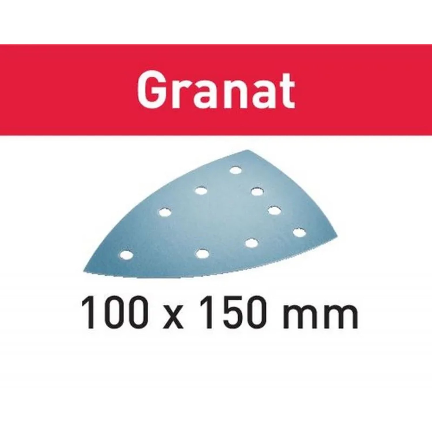 Bild von FESTOOL Schleifpapier Festool Schleifblatt Granat STF DELTA/9 P180 GR/10