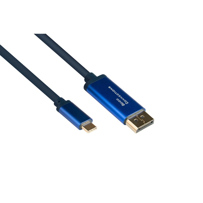 Bild von Alcasa 4812-CSF030B 3m Adapterkabel USB-C - 3 m - USB Typ-C - DisplayPort - Männlich - Männlich - Gerade (4812-CSF030B)