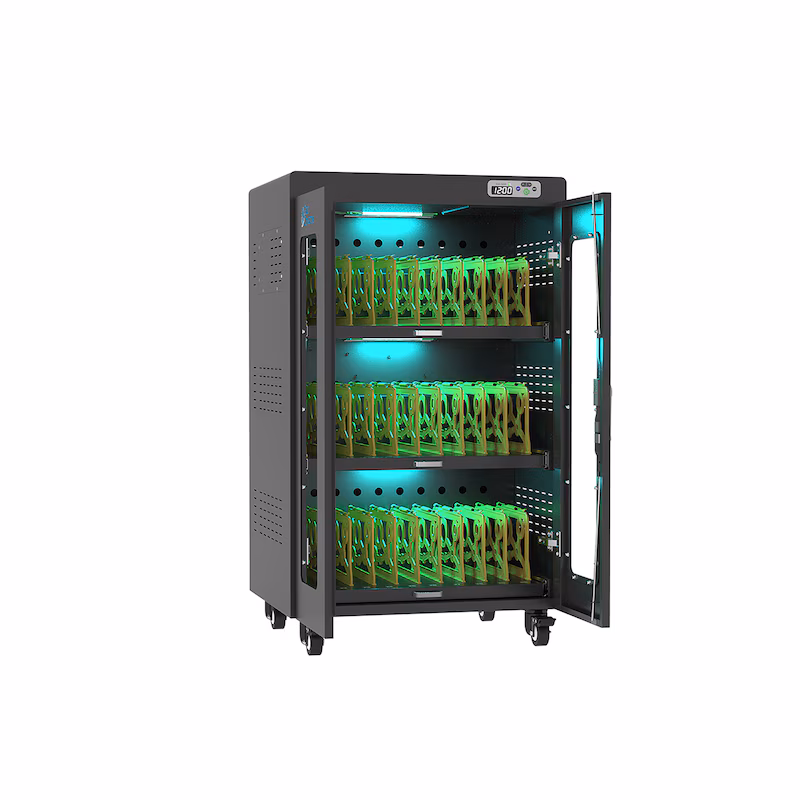 Bild von Alcasa Good Connections ANTARES N30E Schrank zur Verwaltung tragbarer Geräte Schwarz (PCT03-B30S)