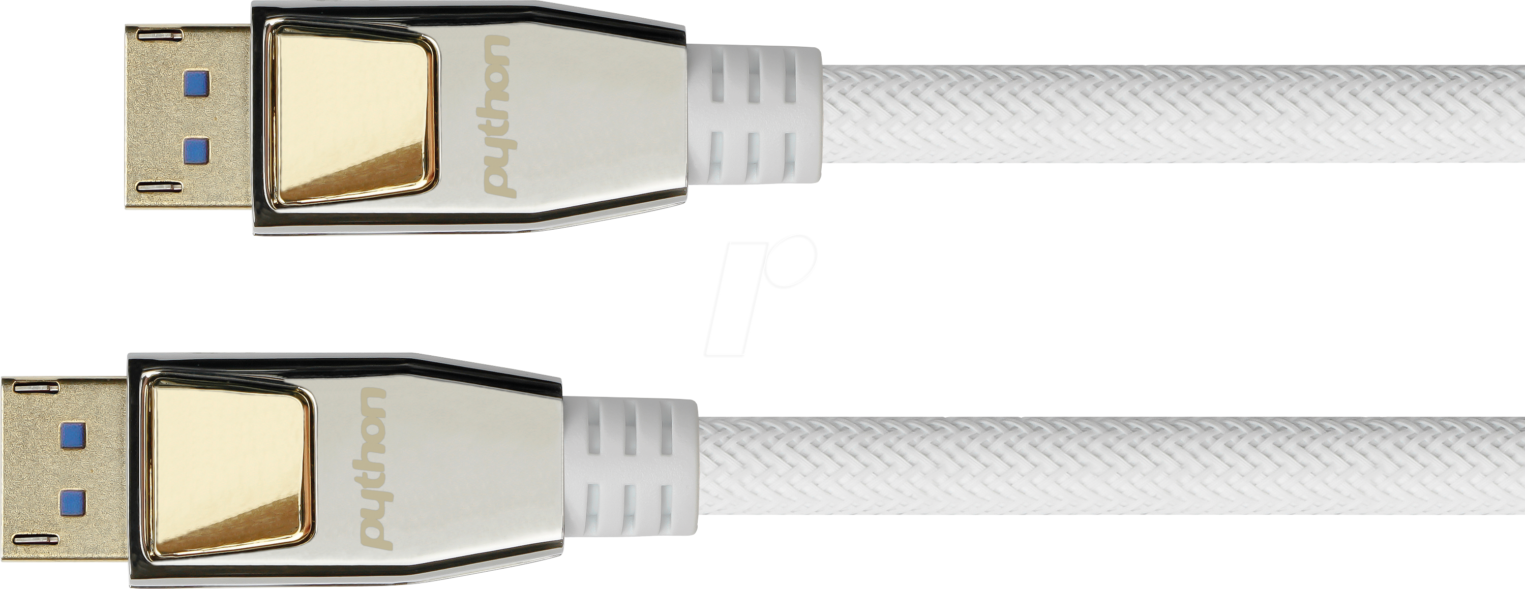 Bild von 1.00m Good Connections DisplayPort 2.0 Anschlusskabel Premium Displayport Stecker auf Displayport Stecker Weiß 4K / 8K / DSC 1.2 / HDR