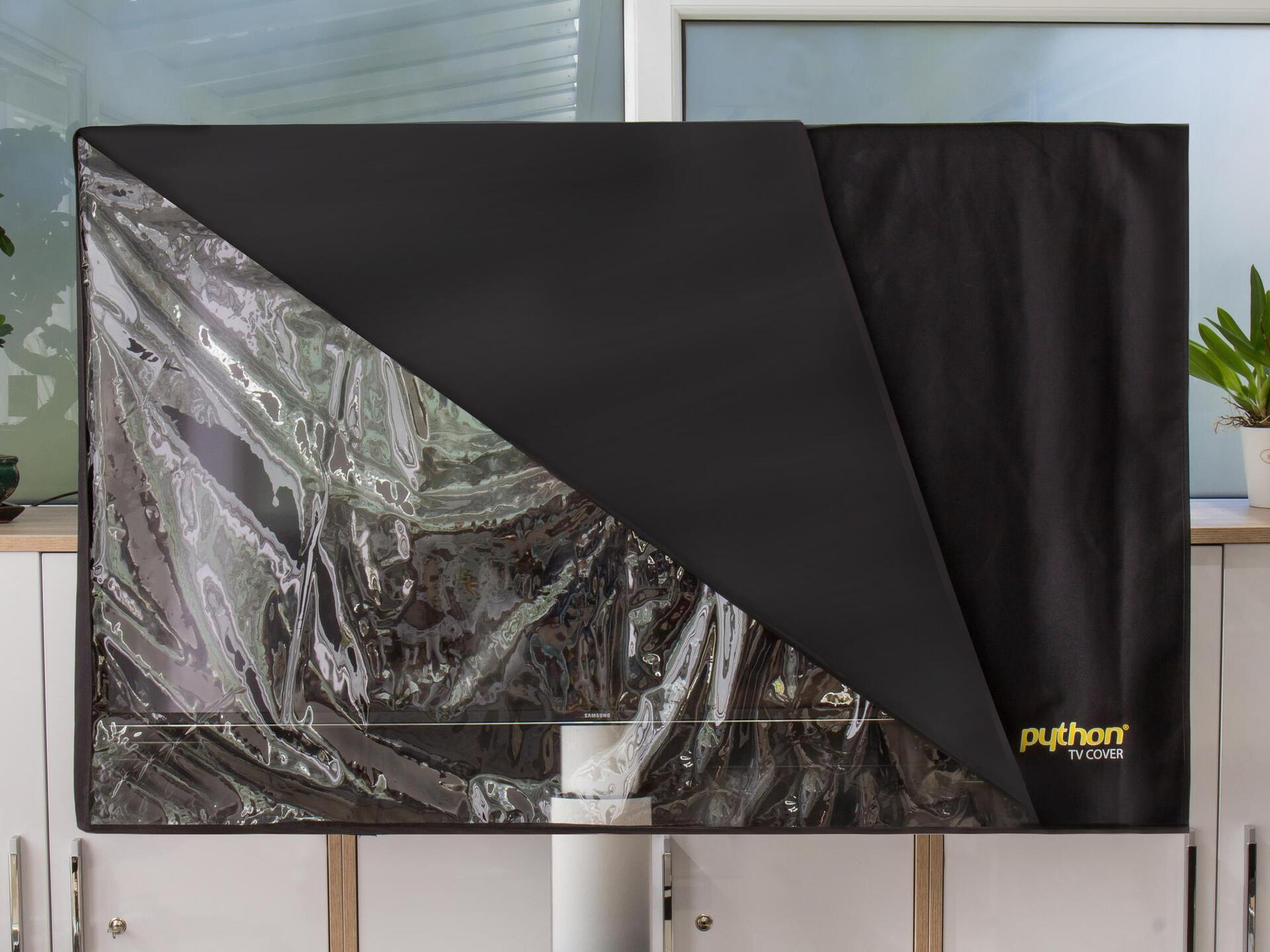 Bild von Python® Series TV-Cover Indoor/Outdoor - wetterfester Universalschutz für Ihr TV oder Monitor, 140x89 cm, 58 bis 60  (TV-C0158)