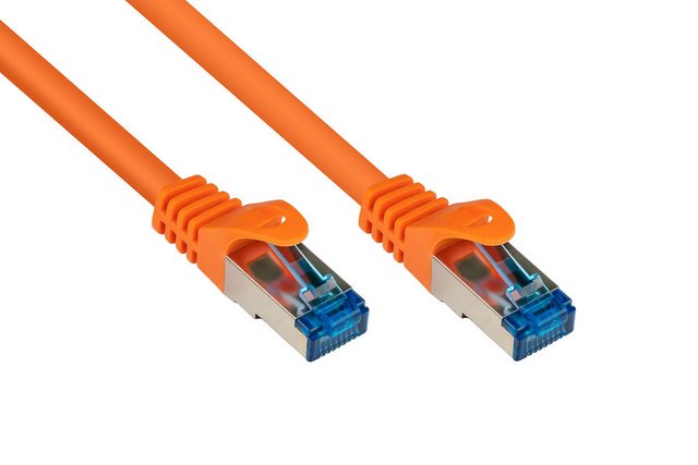 Bild von Good Connections RNS - Patch-Kabel - RJ-45 (S) bis RJ-45 (S) - 40 m - SFTP, PiMF - CAT 6a - halogenfrei, ohne Haken - orange (8060-H400O)