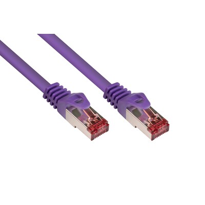 Bild von Good Connections Cat. 6 Ethernet LAN Patchkabel mit Rastnasenschutz RNS, S/FTP, PiMF, PVC, 250Mhz, Gigabit-fähig (10/100/1000-Base-T Ethernet Netzwerke), für Patchfelder, Patchpanels, Switch, Router,