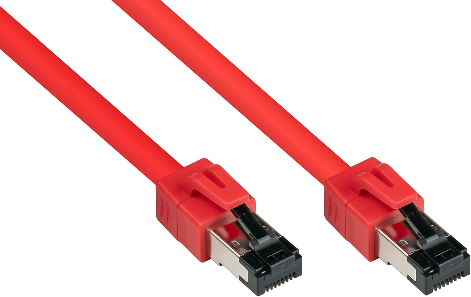 Bild von Good Connections PREMIUM Cat. 8.1 Patchkabel - 1,5 m - RNS Rastnasenschutz -S/FTP- 40GB/2000MHz - KUPFER-Leiter CU - Halogenfrei LSZH - Netzwerk-LAN-Kabel kompatibel zu CAT. 7 / 6A / 6 / 5e - ORANGE