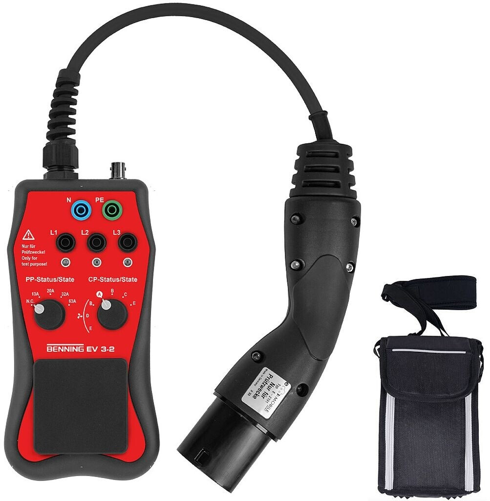 Bild von Benning 044169 EV 3-2 Messadapter Messadapter zur Prüfung von E-Ladestationen 1 St. (044169)
