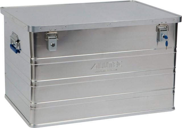 Bild von Transportbox Alutec CLASSIC 186, Aluminium, 186 l, L 785 x B 565 x H 482 mm, Zylinderschlösser
