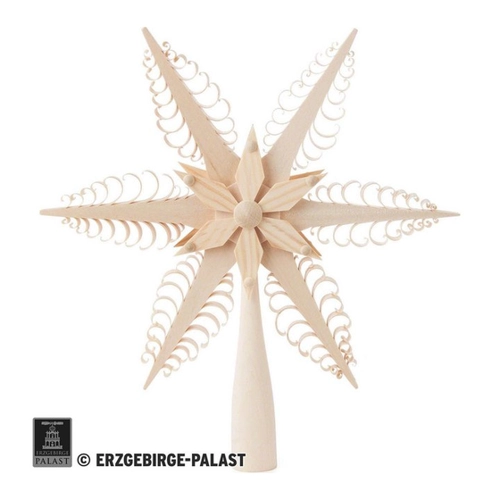 Bild von Dregeno Seiffen eG Christbaumspitze Spanstern - 19 cm Durchmesser
