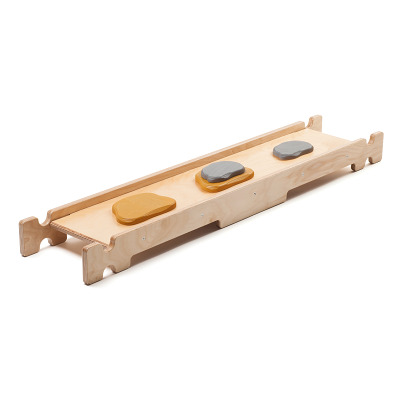 Bild von Erzi® Balanceboard Balancierbrett Kurz, Verschiedene Strukturen für taktile Erlebnisse