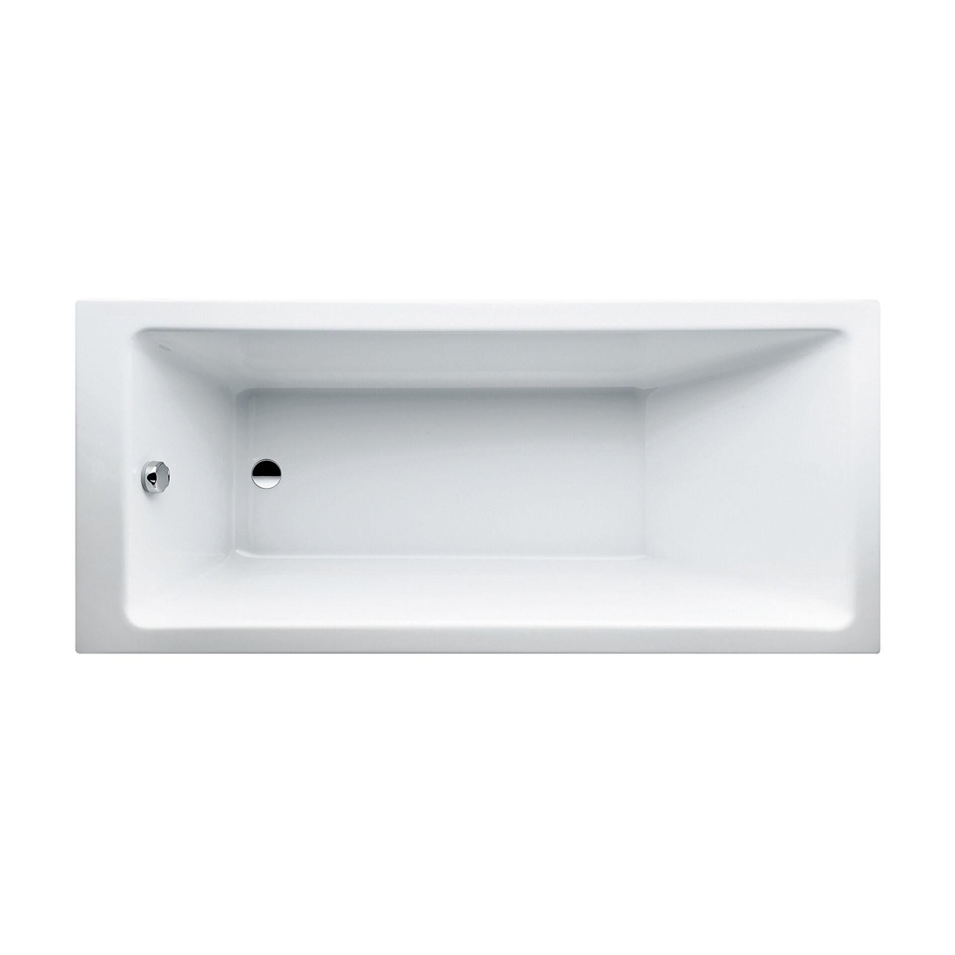 Bild von Laufen, Badewanne, Einbau-Badewanne PRO 1695x755mm weiss (185 l, 169.50 cm, 75.50 cm)