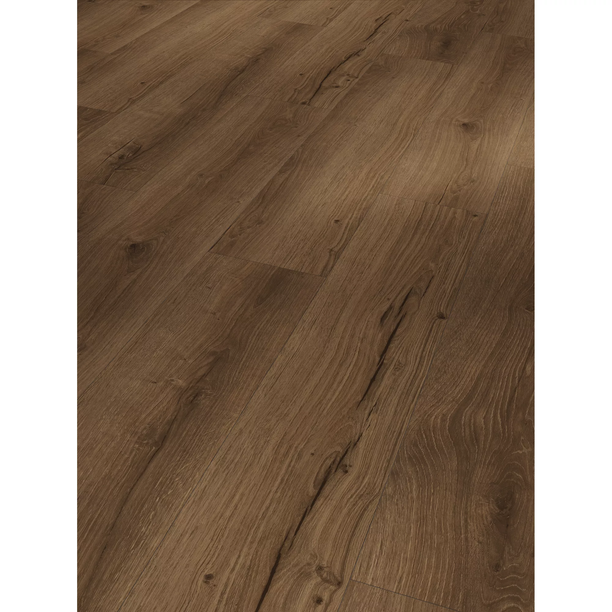 Bild von Parador Vinylboden 'Basic 5.3' Eiche Cambridge geräuchert Natur dunkelbraun 5,3 mm