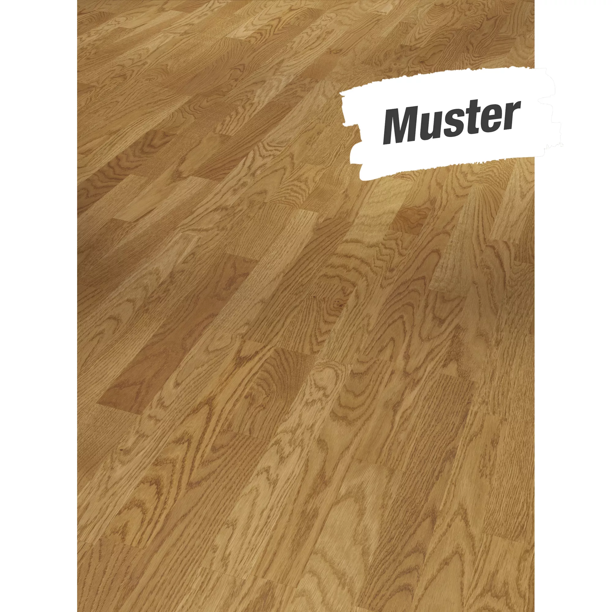 Bild von Parador Handmuster zum Parkett 'Basic 11-5' Eiche Malbec natur lackversiegelt matt hellbraun 11,5 mm