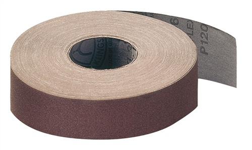 Bild von Klingspor 3853 - Rollen mit Gewebeunterlage für Stahl, Metalle, NE -Metalle, Holz, Edelstahl - RO|KL361JF|100|S|50X50000|SR - Inhalt: 1 Stück