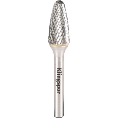 Bild von KLINGSPOR - Hartmetallfräser HF 100 F, 9,6 x 19 x 6mm Kreuzverzahnung, 1 Stück