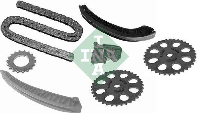 Bild von INA 559 0076 10 Steuerkettensatz mit Zahnrad SEAT: Ibiza 4, Ibiza 4 Sportcoupe, Ibiza 3, SKODA: Fabia 2, Roomster Praktik, Roomster