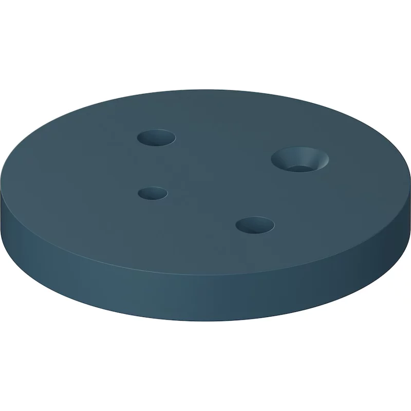Bild von 625.1B FuÃplatte; BodentÃ¼rpuffer 625;  Ã¸87;  h=11mm;  Edition matt;  anthrazgr