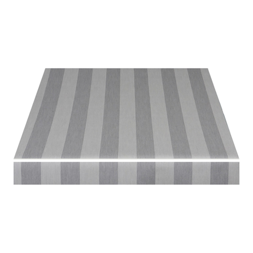Bild von Spettmann Halbkassettenmarkise Sky Klassik 400 cm x 200 cm Grau Gestreift Weiß