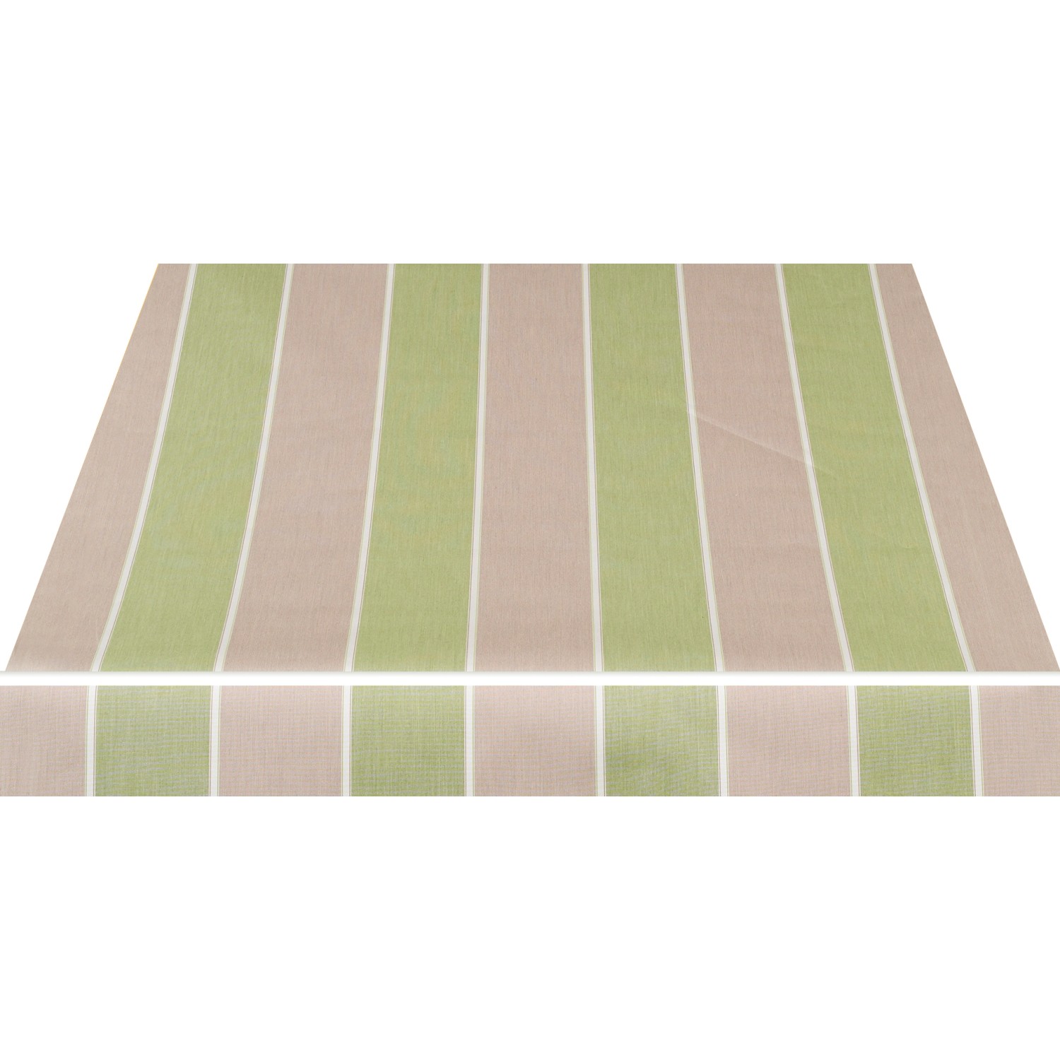 Bild von Spettmann Halbkassettenmarkise Sky Klassik 400 x 250 cm Beige-Grün Streifen Weiß