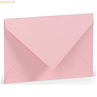 Bild von 50 x Paperado Briefumschlag C7 Nassklebung Seidenfutter Flamingo