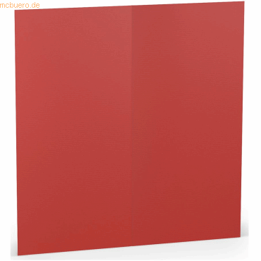 Bild von 100 x Paperado Doppelkarte DL hoch Tomate