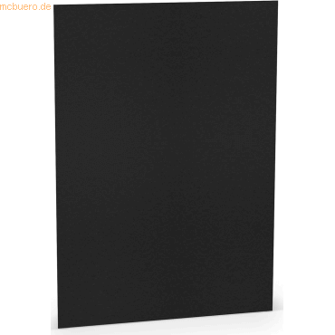 Bild von 10 x Paperado Briefpapier A4 100g/qm VE=10 Blatt Schwarz