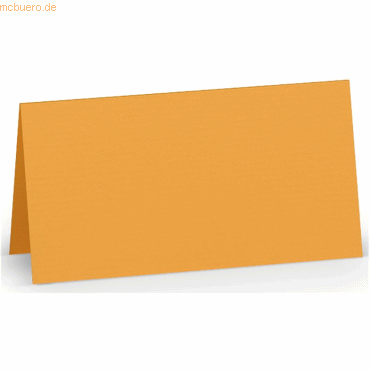 Bild von 100 x Paperado Tischkarte 10x10cm Ocker