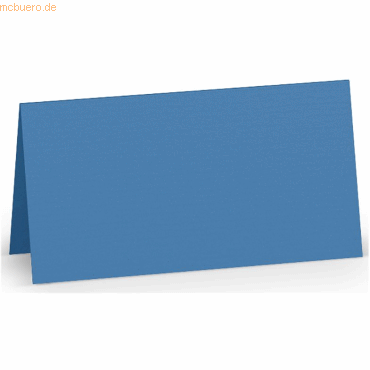 Bild von 100 x Paperado Tischkarte 10x10cm Stahlblau