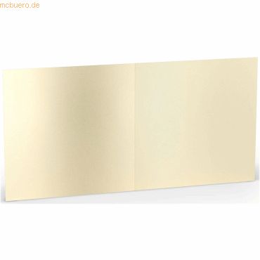 Bild von 25 x Paperado Doppelkarte 15,7x15,7cm candle light