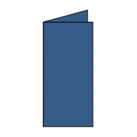 Bild von 10 x Rössler Doppelkarte Coloretti DL hoch VE=5 Stück Jeans