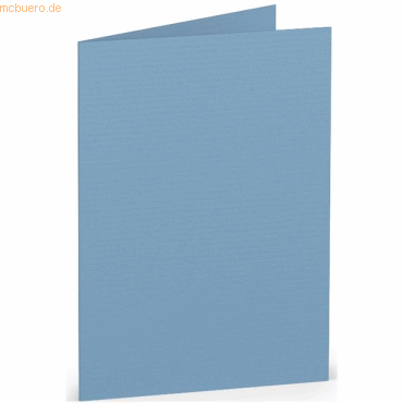 Bild von 50 x Paperado Doppelkarte A7 hoch Dunkelblau