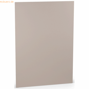 Bild von 10 x Paperado Karton A4 220g/qm VE=5 Blatt Taupe