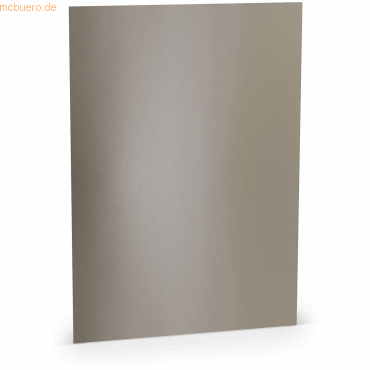 Bild von 50 x Paperado Karton A4 250 g/qm taupe metallic