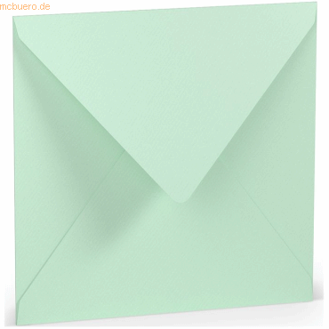 Bild von 10 x Paperado Briefumschläge 16,4x16,4cm Seidenfutter Nassklebung VE=5