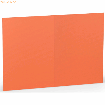 Bild von 10 x Paperado Doppelkarte A6 hoch VE=5 Stück Coral