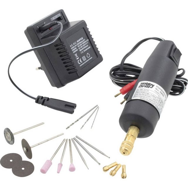 Bild von Donau Elektronik Elektro-Multifunktionswerkzeug Mini-Bohrmaschinen-Set Hobby Drill 2000 20tlg, mit Zubehör