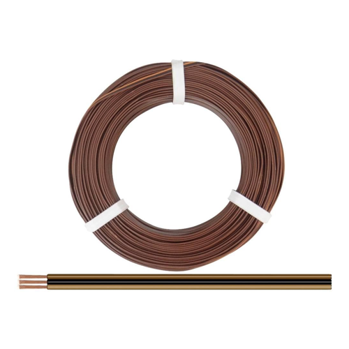 Bild von Donau Elektronik 325-818-25 Draht 3 x 0.25 mm² Dunkelbraun, Schwarz, Hellbraun 25 m