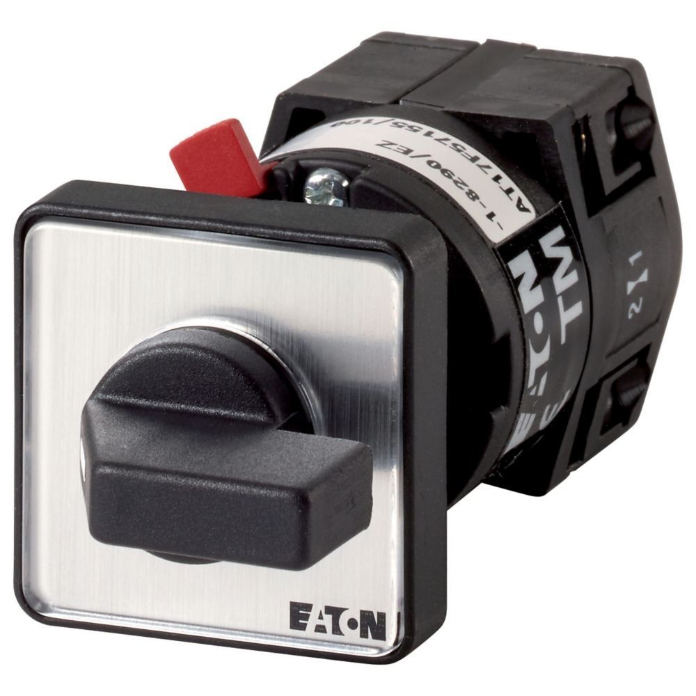 Bild von Eaton Stufenschalter, TM, 10 A, Zentraleinbau, 15226, Taster + Schalter, Schwarz
