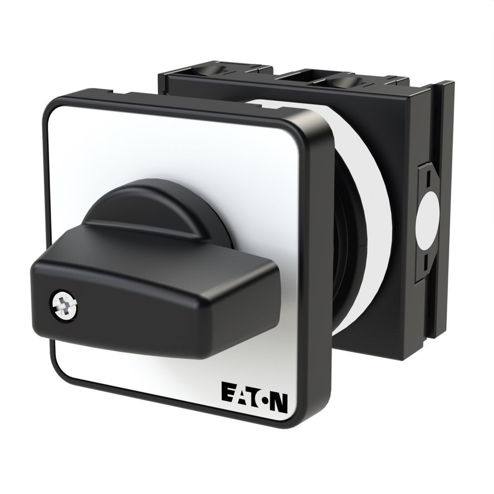 Bild von Eaton Steuerschalter 6.5 kW 6 A Schalterstellungen 3 Pole 1, Taster + Schalter, Schwarz