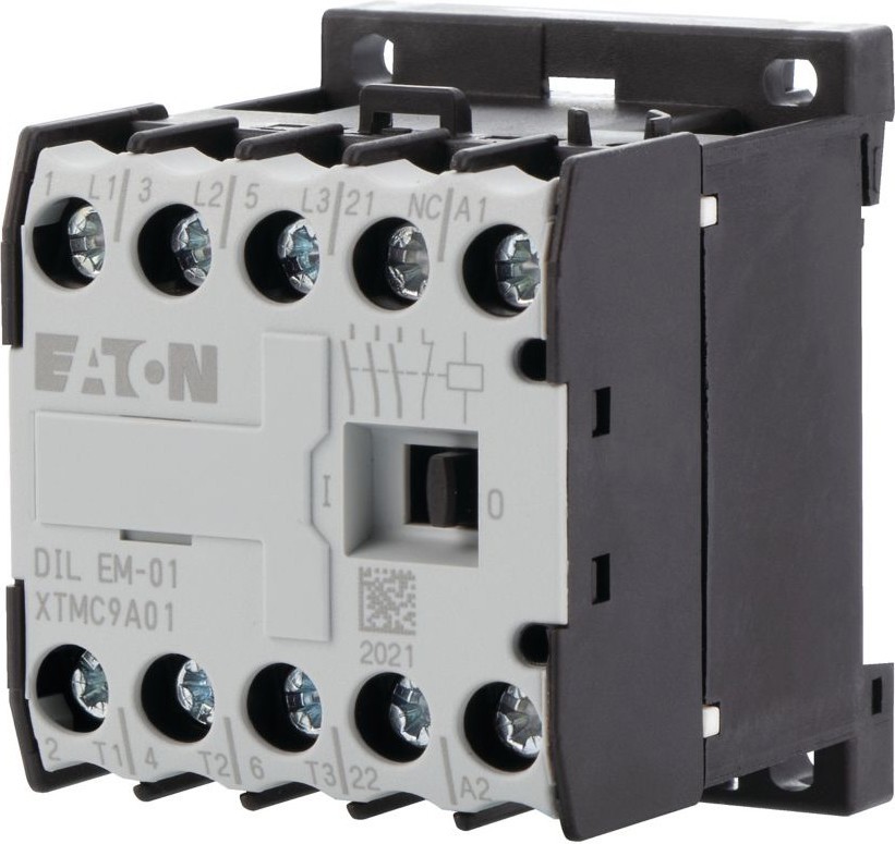 Bild von Eaton DILEM-01(230V50HZ,240V60HZ) - Schütz - Schwarz - Weiß - IP20 - 45 mm - 52 mm - 58 mm (051795)