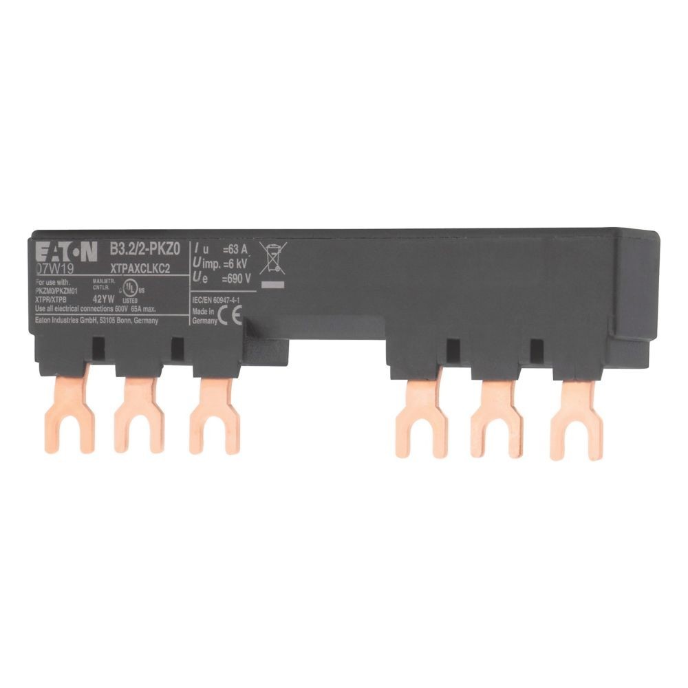 Bild von 10 Stk. Eaton Drehstromschienenblock B3.2/2-PKZ0 063963