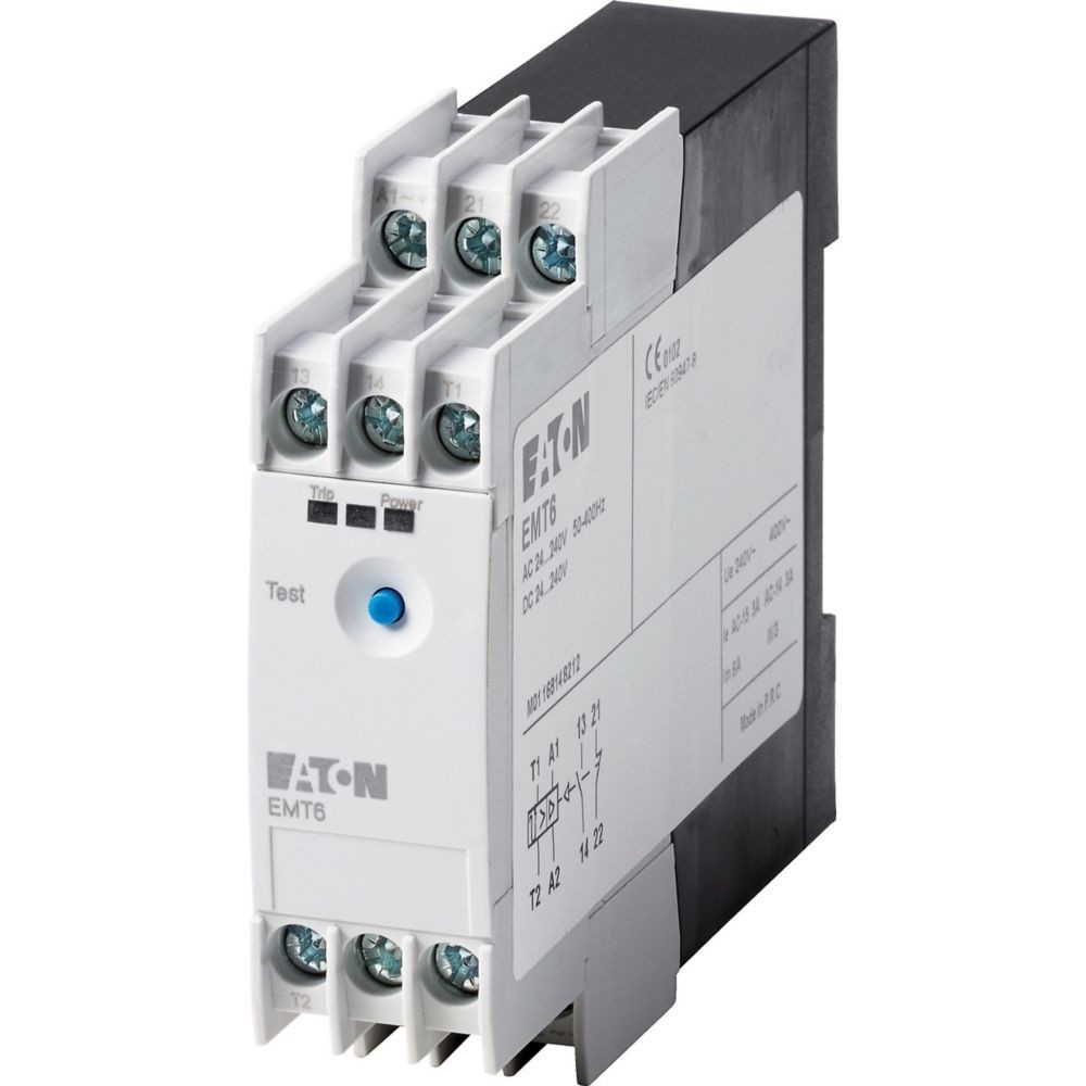 Bild von EATON Sicherheitsrelais Thermistor-Maschinenschutzrelais EMT6 Eaton (B x H x T) 23 x 84 x 10, (EMT6)